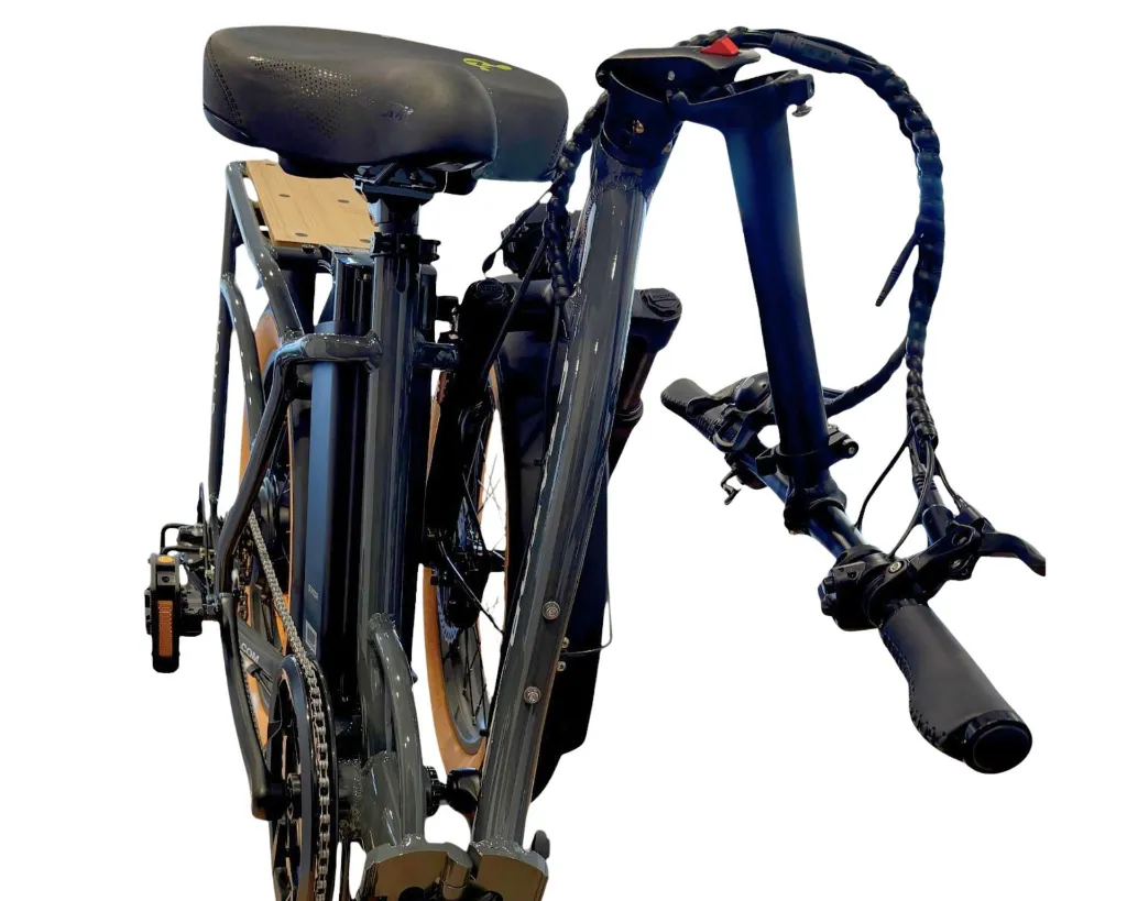 Stator Nomad Folding Bike Folded Front View.webp